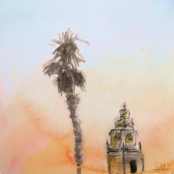 Quadri coordinati ed evocativi per collezionisti, arte contemporanea italiana con firma autentica di Sofia Candeo Art Syamhope ispirati dal viaggio