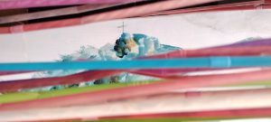 a close up of a painting made with watercolor by the contemporary artist Sofia Candeo