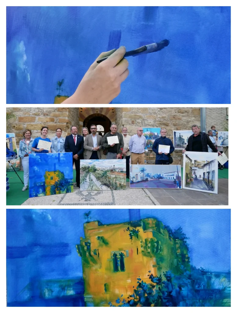 Ganadores del concurso de pintura rápida de Cañete de las Torres Córdoba 2025