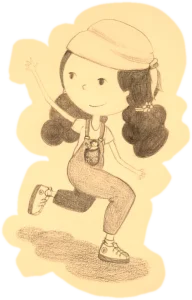 running kid illustration by art syamhope sofia cande