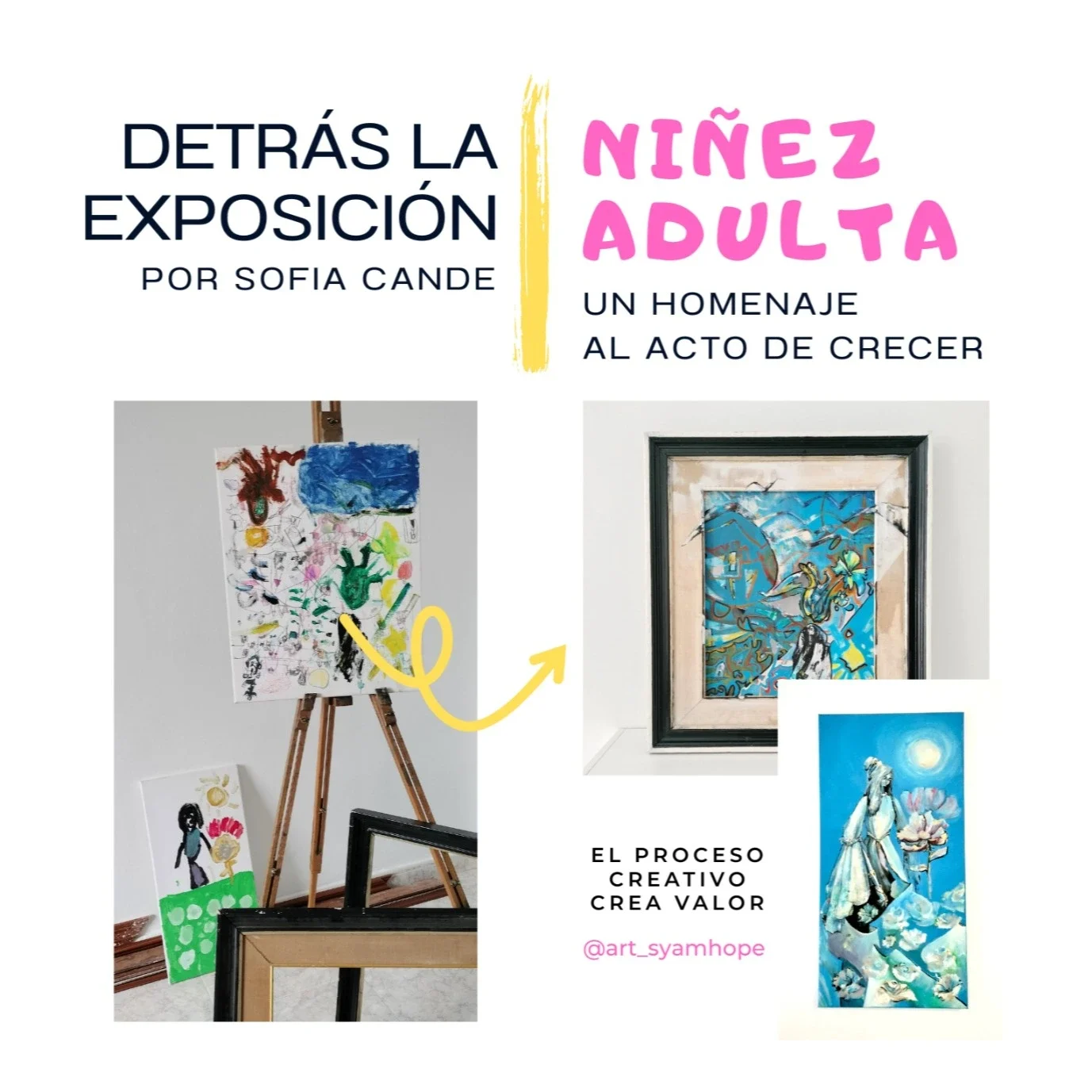 exposicion de arte por sofia candeo art syamhope concept