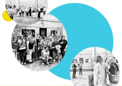 Pittura evocativa e narrazione visiva su tela del corso di pittura con l'artista italiana Sofia Candeo di Art SyamHope